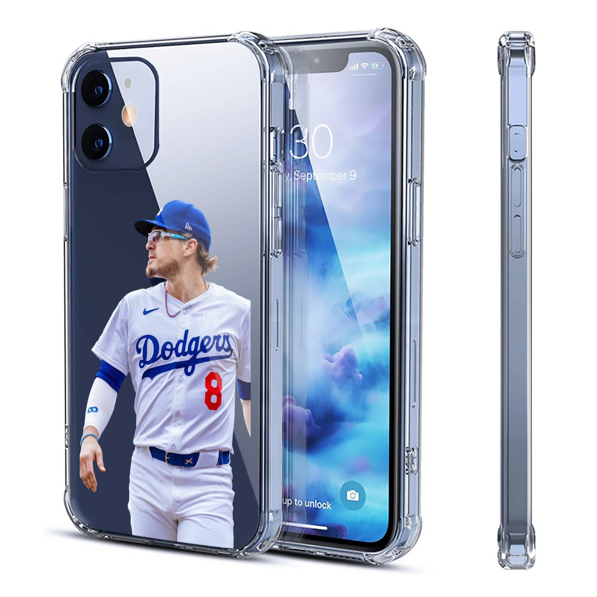  Clear IPhone 12 Case – Soft TPU With UV Print – Enhanced Drop Protection, Precise Fit, Anti-Fingerprint, Customizable Design, Scratch-Resistant, Yellow-Resistant